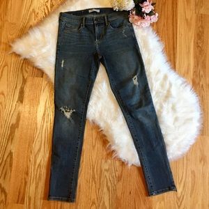 Banana Republic Skinny Ankle Zipper Jeans 26